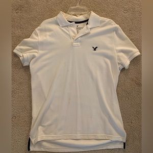 White American Eagle Polo